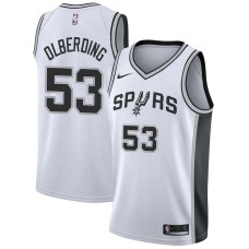 San Antonio Spurs #53 Mark Olberding Jersey -White