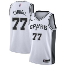 San Antonio Spurs #77 DeMarre Carroll Jersey -White