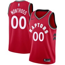 Toronto Raptors #00 Eric Montross Jersey -Red