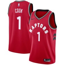 Toronto Raptors #1 Omar Cook Jersey -Red