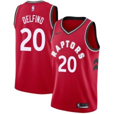 Toronto Raptors #20 Carlos Delfino Jersey -Red