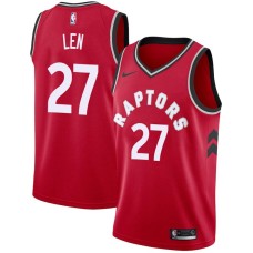 Toronto Raptors #27 Alex Len Jersey -Red