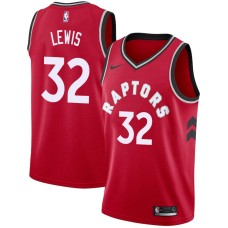 Toronto Raptors #32 Martin Lewis Jersey -Red