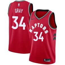 Toronto Raptors #34 Aaron Gray Jersey -Red