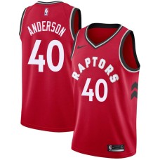 Toronto Raptors #40 Willie Anderson Jersey -Red