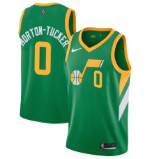 Utah Jazz #0 Talen Horton-Tucker Jersey -Green 2020-2021 Earned