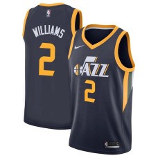 Utah Jazz #2 Marvin Williams Jersey -Navy