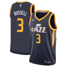 Utah Jazz #3 Bryon Russell Jersey -Navy