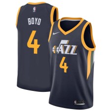 Utah Jazz #4 Freddie Boyd Jersey -Navy