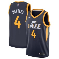 Utah Jazz #4 Adrian Dantley Jersey -Navy