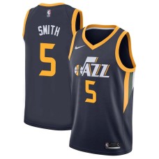 Utah Jazz #5 Robert Smith Jersey -Navy