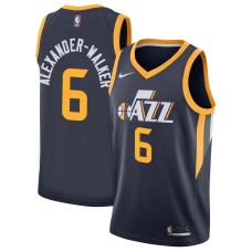 Utah Jazz #6 Nickeil Alexander-Walker Jersey -Navy