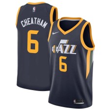 Utah Jazz #6 Zylan Cheatham Jersey -Navy