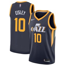 Utah Jazz #10 Howard Eisley Jersey -Navy