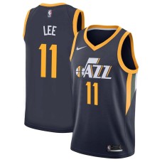 Utah Jazz #11 Russ Lee Jersey -Navy