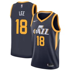 Utah Jazz #18 Ron Lee Jersey -Navy