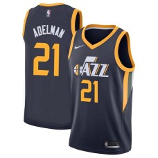 Utah Jazz #21 Rick Adelman Jersey -Navy