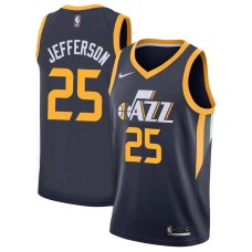 Utah Jazz #25 Al Jefferson Jersey -Navy