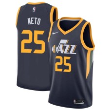 Utah Jazz #25 Raul Neto Jersey -Navy