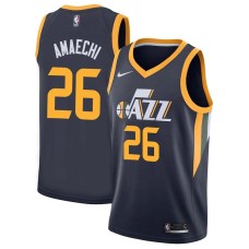 Utah Jazz #26 John Amaechi Jersey -Navy