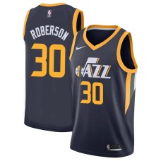 Utah Jazz #30 Rick Roberson Jersey -Navy