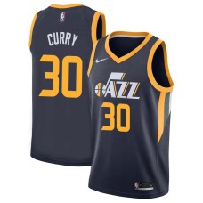 Utah Jazz #30 Dell Curry Jersey -Navy