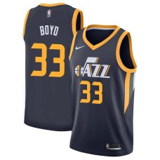 Utah Jazz #33 Ken Boyd Jersey -Navy