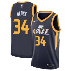 Utah Jazz #34 John Block Jersey -Navy