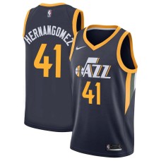 Utah Jazz #41 Juancho Hernangomez Jersey -Navy