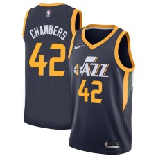 Utah Jazz #42 Tom Chambers Jersey -Navy