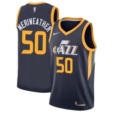 Utah Jazz #50 Joe Meriweather Jersey -Navy