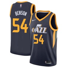 Utah Jazz #54 Kent Benson Jersey -Navy