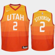 Utah Jazz #2 DeShawn Stevenson Jersey -Orange 2017-2018 City