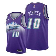 Utah Jazz #10 Gordan Giricek Jersey -Purple Throwback