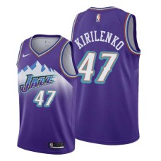 Utah Jazz #47 Andrei Kirilenko Jersey -Purple Throwback