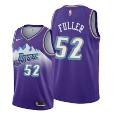 Utah Jazz #52 Todd Fuller Jersey -Purple Throwback