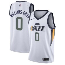 Utah Jazz #0 Nigel Williams-Goss Jersey -White