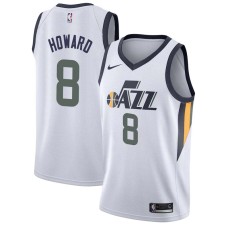 Utah Jazz #8 Josh Howard Jersey -White