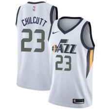 Utah Jazz #23 Pete Chilcutt Jersey -White