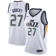 Utah Jazz #27 Rudy Gobert Jersey -White