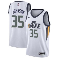 Utah Jazz #35 Ollie Johnson Jersey -White