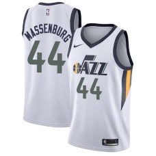 Utah Jazz #44 Tony Massenburg Jersey -White