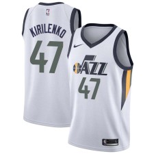 Utah Jazz #47 Andrei Kirilenko Jersey -White