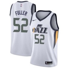 Utah Jazz #52 Todd Fuller Jersey -White