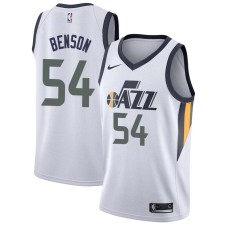 Utah Jazz #54 Kent Benson Jersey -White