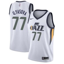 Utah Jazz #77 Ersan Ilyasova Jersey -White