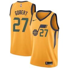 Utah Jazz #27 Rudy Gobert Jersey -Yellow