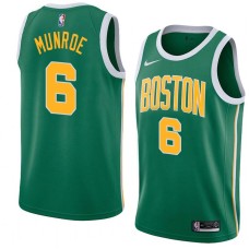 Boston Celtics #6 George Munroe Jersey -Green_Gold 2018-2019 Earned