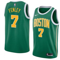 Boston Celtics #7 Warren Fenley Jersey -Green_Gold 2018-2019 Earned