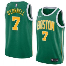 Boston Celtics #7 Dermie O'Connell Jersey -Green_Gold 2018-2019 Earned